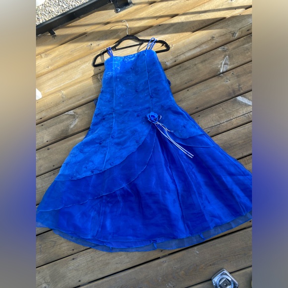 Girls Blue Dress size 12 - Picture 5 of 12